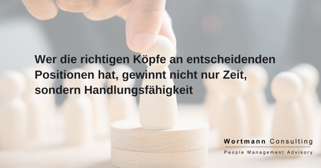 Recruiting füllt Rollen. Strategisches Recruiting formt Zukunft. 2 Recruiting füllt Rollen. Strategisches Recruiting formt Zukunft. Wortmann Consulting